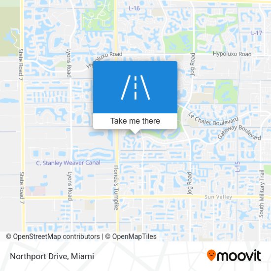 Mapa de Northport Drive