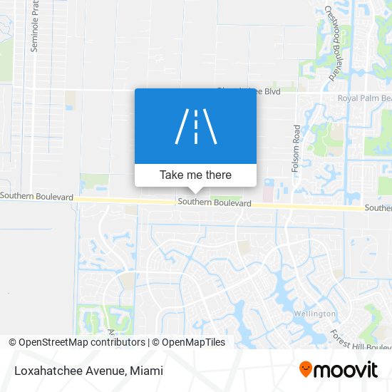 Loxahatchee Avenue map