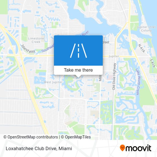Loxahatchee Club Drive map