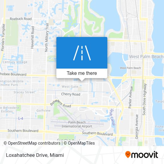 Mapa de Loxahatchee Drive