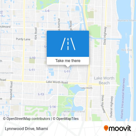 Mapa de Lynnwood Drive