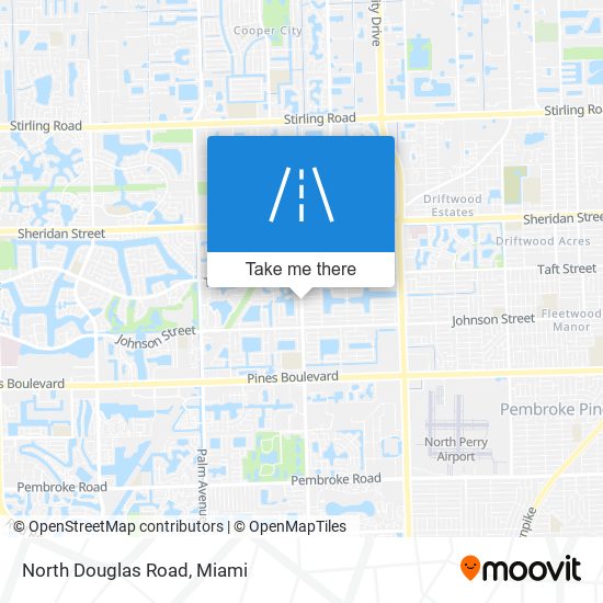 North Douglas Road map