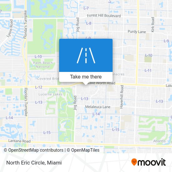 Mapa de North Eric Circle