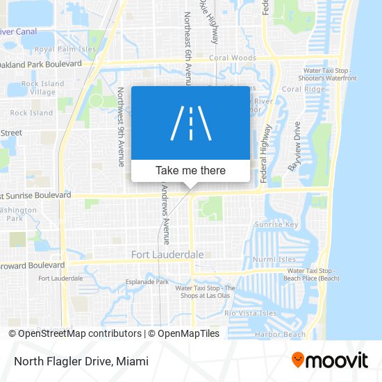 Mapa de North Flagler Drive