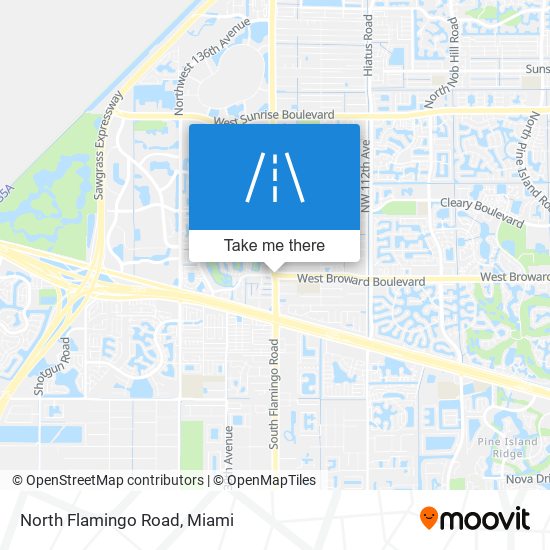 Mapa de North Flamingo Road