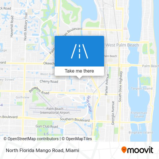 North Florida Mango Road map