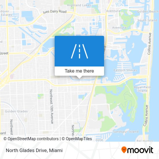 Mapa de North Glades Drive