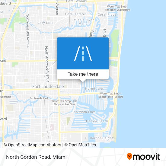 Mapa de North Gordon Road