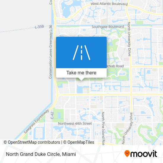 Mapa de North Grand Duke Circle