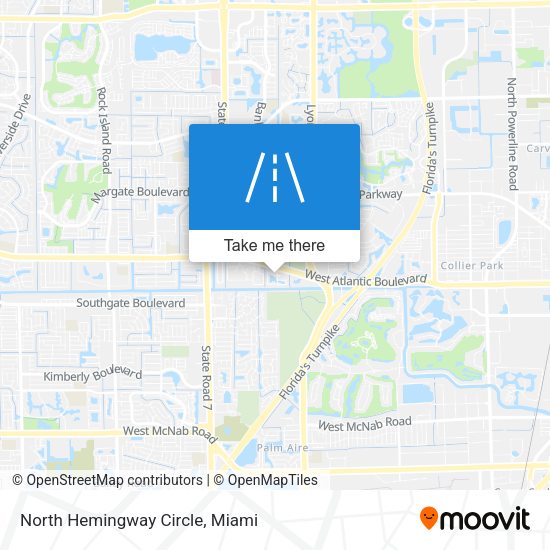North Hemingway Circle map