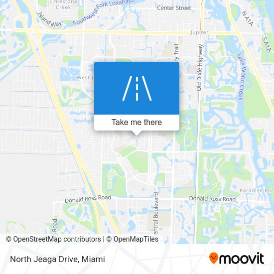 Mapa de North Jeaga Drive