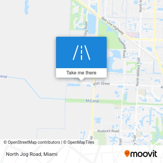 Mapa de North Jog Road