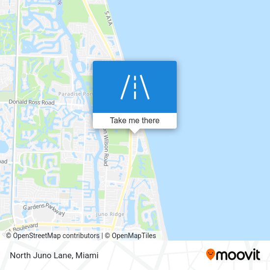 Mapa de North Juno Lane