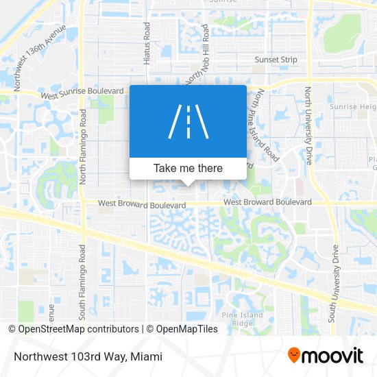 Mapa de Northwest 103rd Way