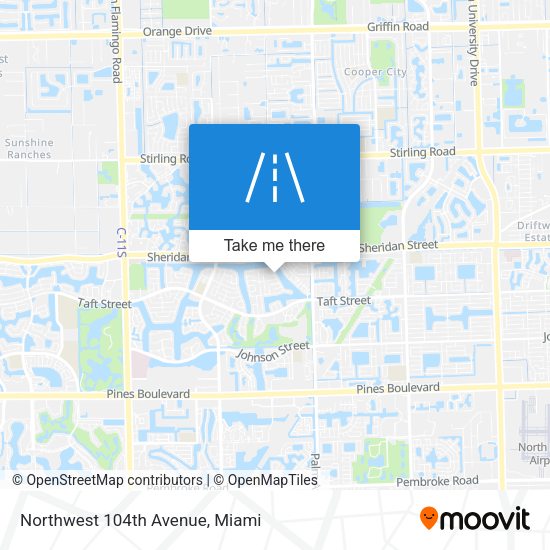 Mapa de Northwest 104th Avenue