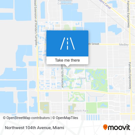 Mapa de Northwest 104th Avenue