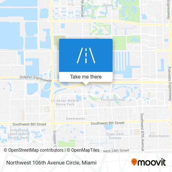 Northwest 106th Avenue Circle map