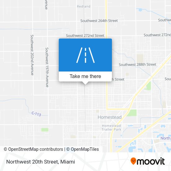 Mapa de Northwest 20th Street