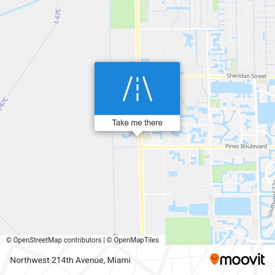 Northwest 214th Avenue map