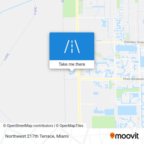 Mapa de Northwest 217th Terrace