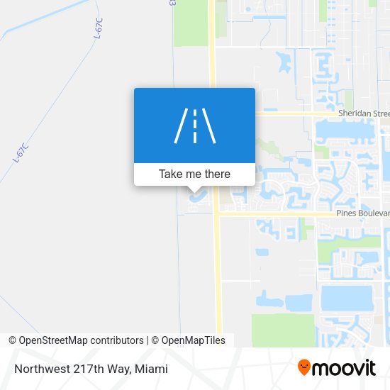 Northwest 217th Way map