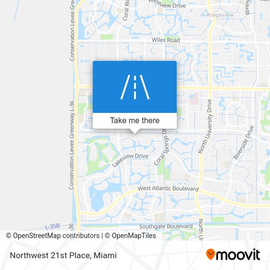 Mapa de Northwest 21st Place