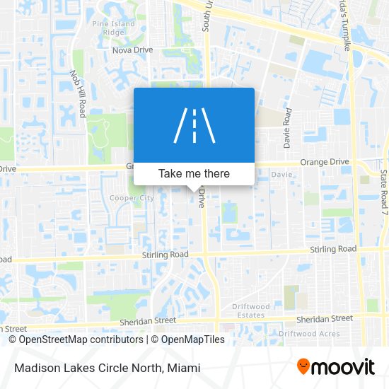 Mapa de Madison Lakes Circle North