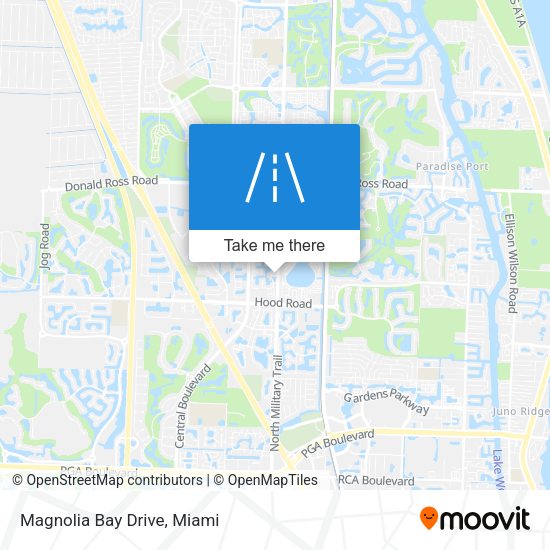 Mapa de Magnolia Bay Drive