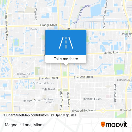 Mapa de Magnolia Lane