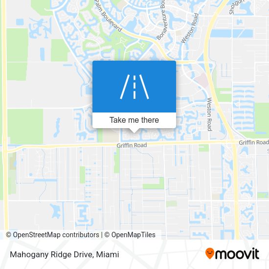 Mahogany Ridge Drive map