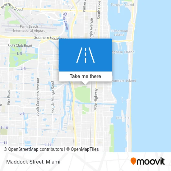 Maddock Street map