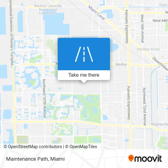 Maintenance Path map