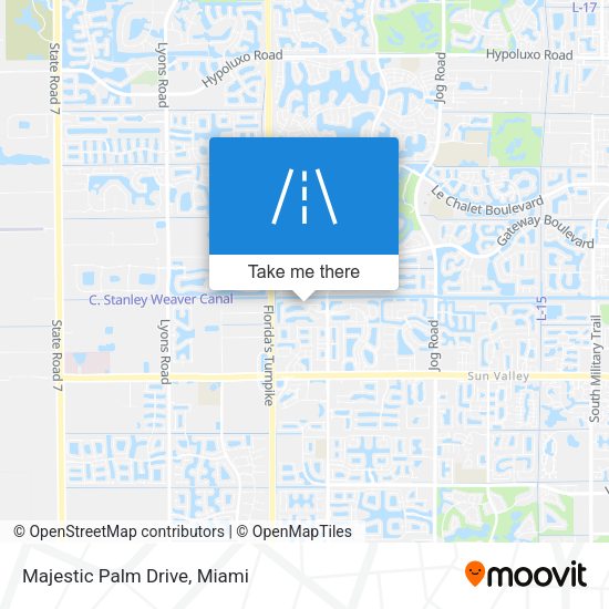 Mapa de Majestic Palm Drive