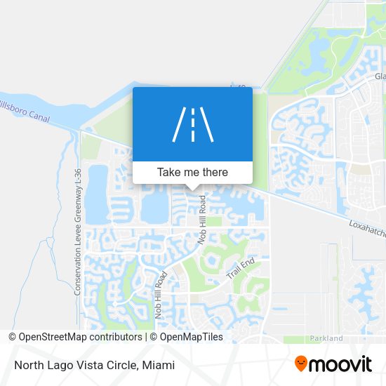 North Lago Vista Circle map