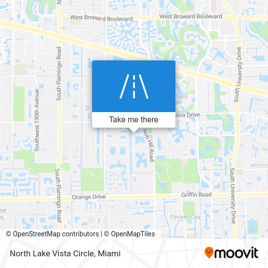North Lake Vista Circle map