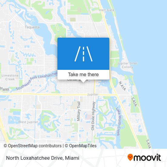 North Loxahatchee Drive map