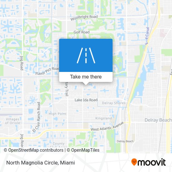 North Magnolia Circle map
