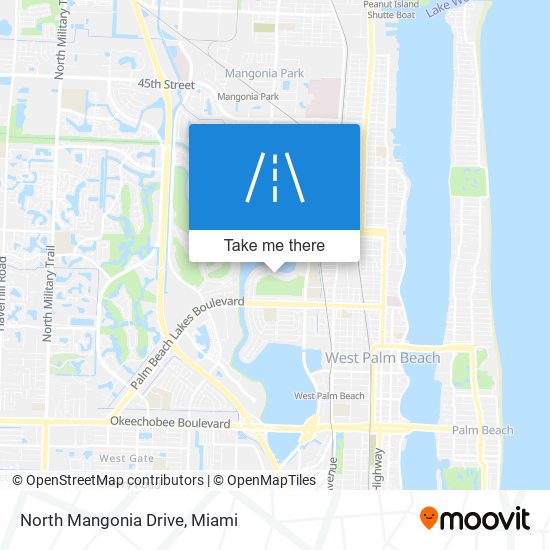 North Mangonia Drive map