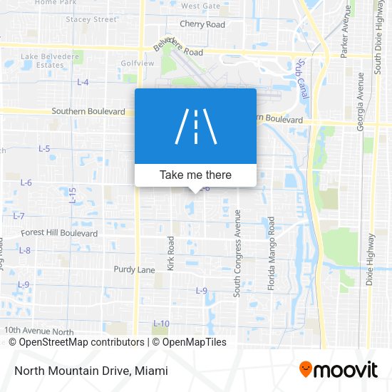 Mapa de North Mountain Drive