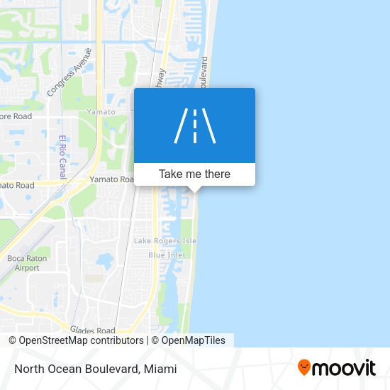 North Ocean Boulevard map