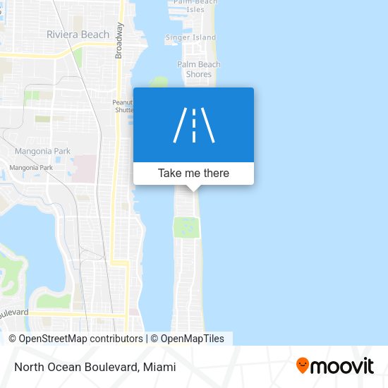 North Ocean Boulevard map