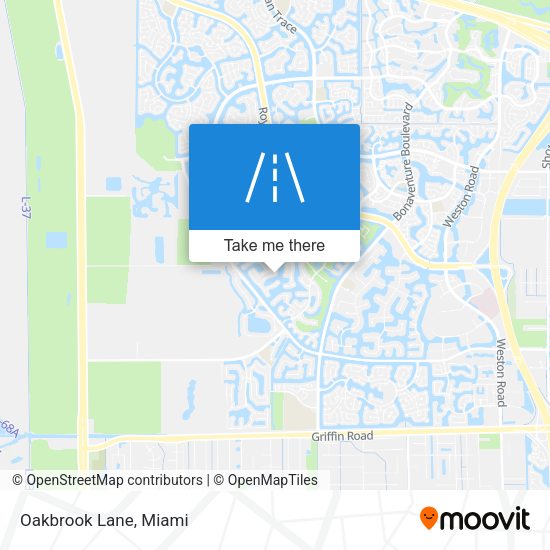 Mapa de Oakbrook Lane