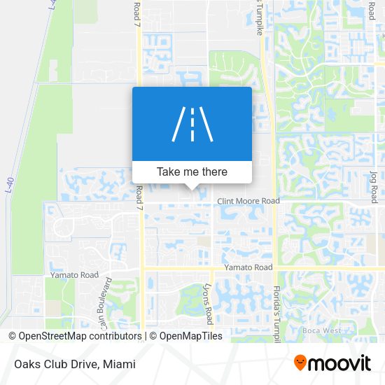 Mapa de Oaks Club Drive