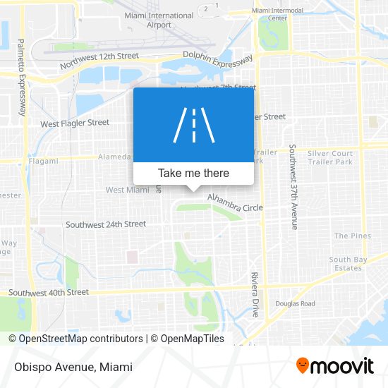 Mapa de Obispo Avenue