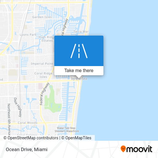 Mapa de Ocean Drive