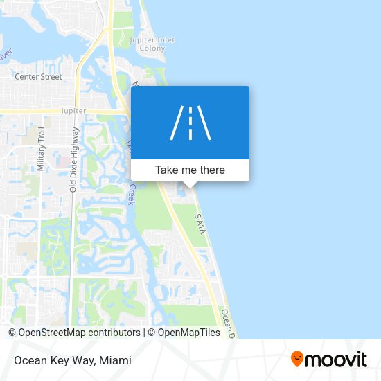 Ocean Key Way map