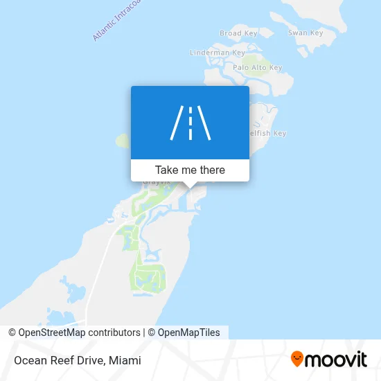 Ocean Reef Drive map