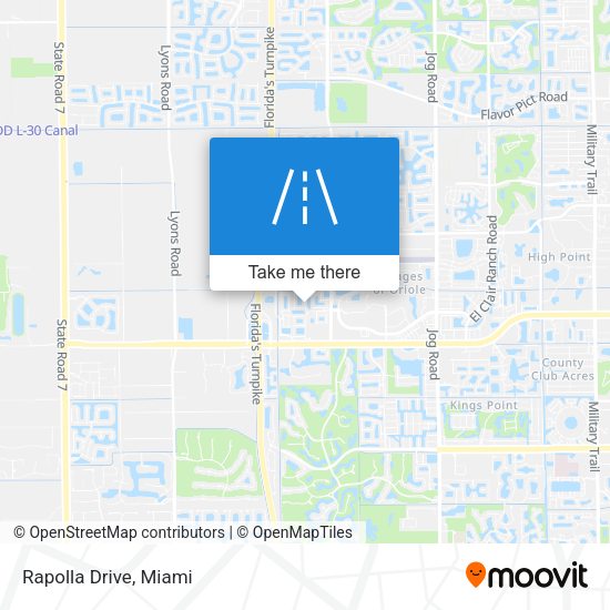 Mapa de Rapolla Drive