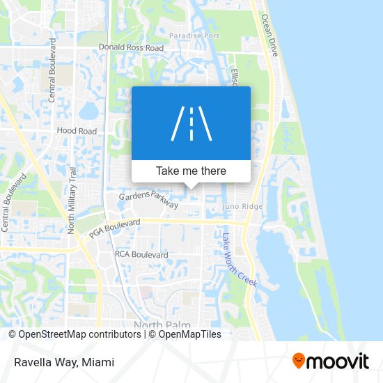 Mapa de Ravella Way