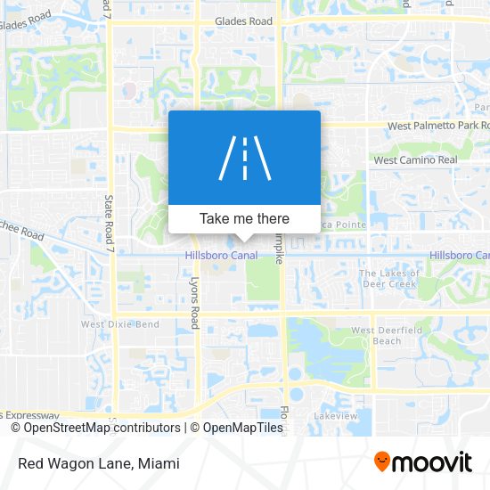 Mapa de Red Wagon Lane